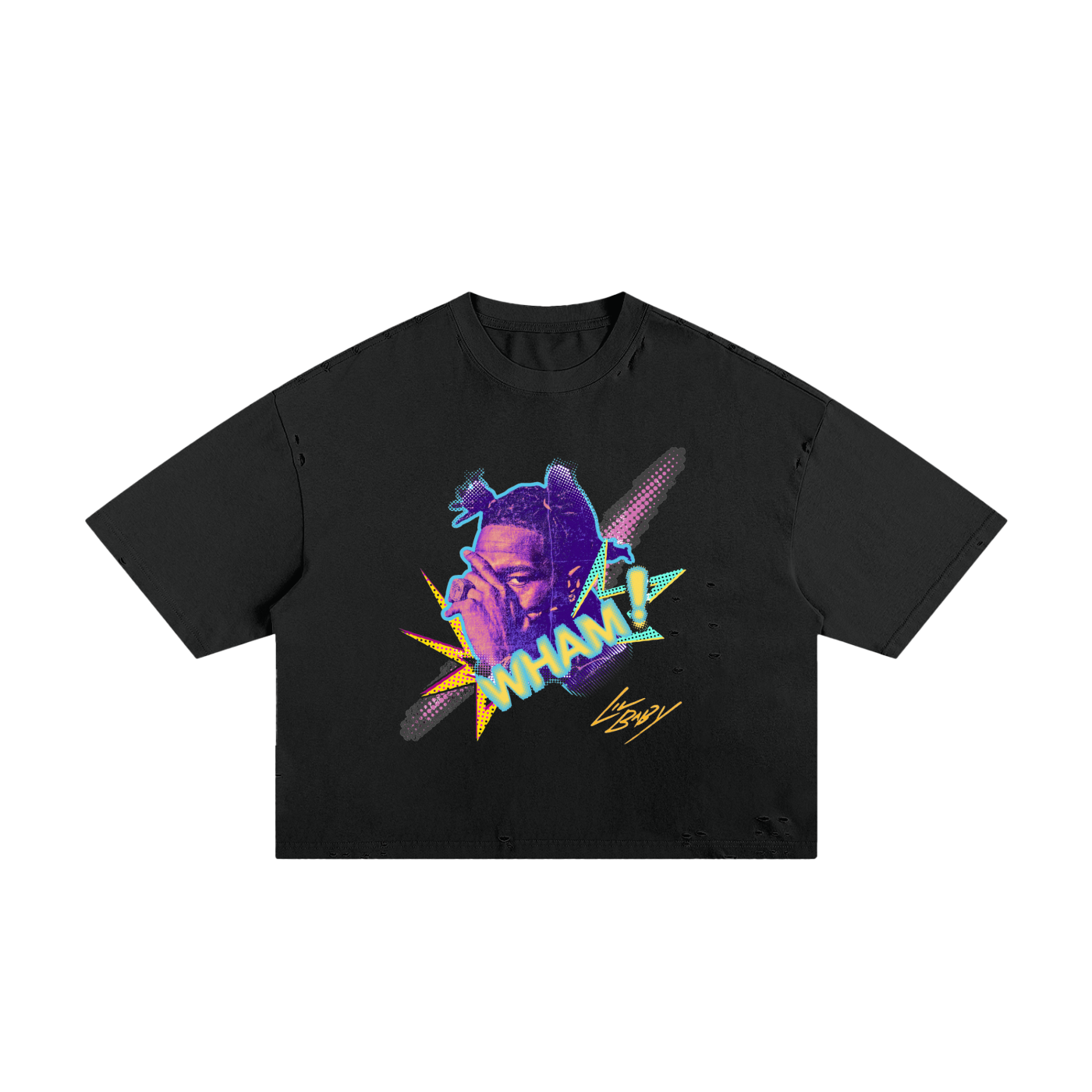 CELEBRITY 90s VINTAGE BOXY TEE- LIL BABY