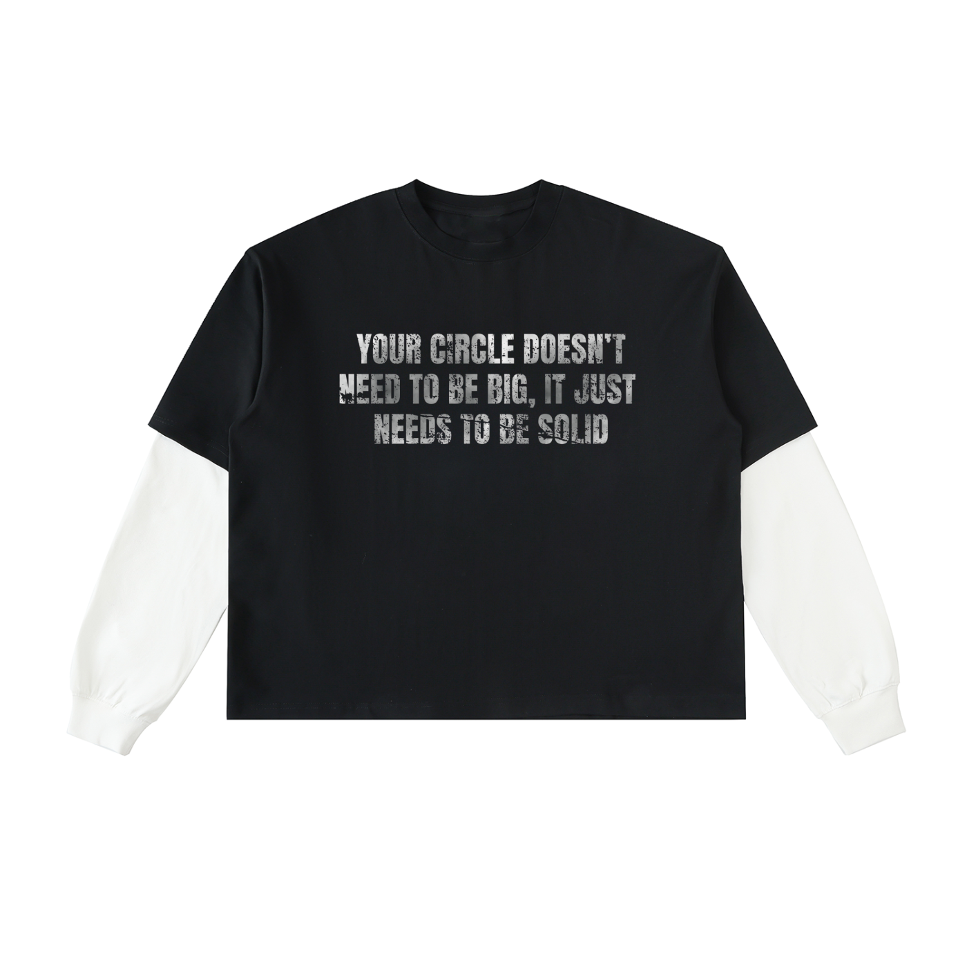double layered shirt,long sleeve shirts